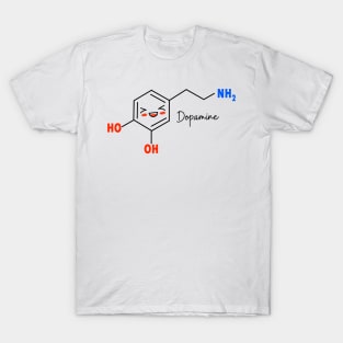 Dopamine Funny &amp; Dope Meme Chemical Structure T-Shirt